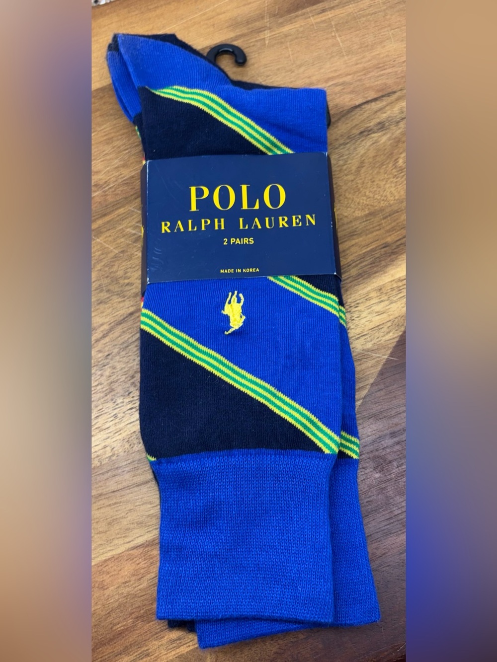 NWT RALPH LAUREN SOCKS 2 pairs (Classic crew)